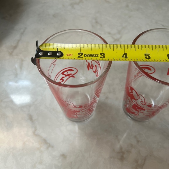 VERY RARE FIND! MINNIE MOUSE FRESH DAILY  GLASSES - SET OF 2 - Picture 4 of 4